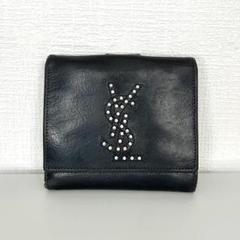 【激レア】サンローラン ハートスタッズ 長財布　黒　YSL 2025年最新】サンローラン スタッズ 財布の人気アイテム - メルカリ