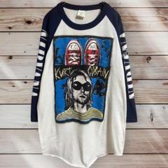 Nirvana Kurt Cobain ニルヴァーナ 七分丈ラグランカットソー