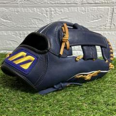 MIZUNO ミズノ プロフェッショナル グローブ 軟式 青ビュー ビッグM MIZUNO (ミズノ) 軟式グローブ 約28cm ブルー ビッグMロゴ 元箱