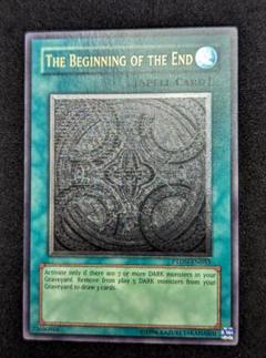 遊戯王 英語 終わりの始まり レリーフ 1st PTDN-EN053 PSA8 遊戯王】終わりの始まり 北米 アンリミ レリーフ PTDN-EN053