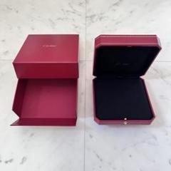 空き箱のみです。 Cartier コレクション プリヴェ 赤 収納ボックス Cartier カルティエ コレクターズボックス ジュエリー/アクセ ケース