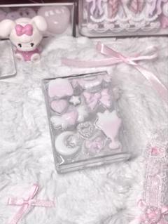 小物ケースデコ 小物入れ レジン ピンク 韓国 オタ活 ウィッシュコア かわいい