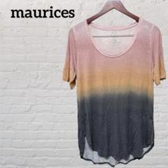 maurices グラデーション 半袖Tシャツ 大きいサイズ ゆったり