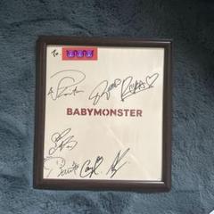 BABYMONSTER メンバー直筆サイン サイン会 Amazon.co.jp: BABYMONSTER 全員 サイン : おもちゃ