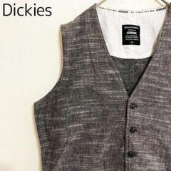 Dickies シャンブレー　黒シャン　スラブ　デニム　ワーク　ベスト　ジレ