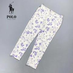 美品 ポロジーンズカンパニー ペイズリー柄ストレッチパンツ サイズ2*CD606