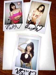鈴村あいり＆河合あすな 直筆サイン入りデコチェキ