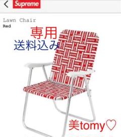 SupremeシュプリームLawn Chair折り畳みイス椅子赤チェアー