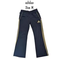 adidas アディダス ジャージ フレアパンツ サイズM 黒/金