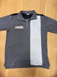 IDEMITSU 出光 イデミツ ハーフジップ 半袖ポロシャツ 制服 サイズL