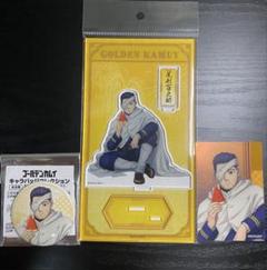 ゴールデンカムイ 尾形百之助 夏の納涼フェア アクスタ 缶バッジ カード 缶バ