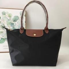 新品　ロンシャン　Longchamp トートバッグ　黒　Lサイズ