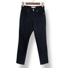 アデイインザライフ　黒　ストレッチデニムパンツ　ブラック　ハイウエスト　S