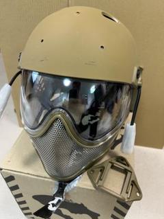 WARQ タン フルフェイスゴーグル 透明レンズ マウントネジ欠品 WARQ タン フルフェイスゴーグル 透明レンズ マウントネジ欠品