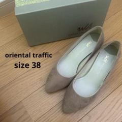 oriental traffic/1回着用 スウェードパンプス/38