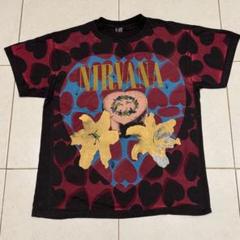 90s ビンテージ ニルヴァーナ NIRVANA BOX Tシャツ 未着用 ビンテージ90's○ONE WASH NIRVANA Heart Shaped Boxコットン