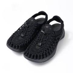 【未使用に近い】KEEN UNEEK サンダル オールブラック 27.0cm