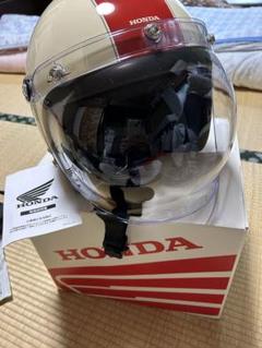 HONDA Monkey ジェットヘルメット クリーム/レッド Monkey ジェットヘルメット クリーム色・赤