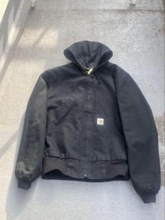 Carhartt フード付きジャケット ダークグレー Carhartt カーハート サンタフェジャケット フード付き ダック地