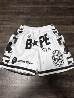 極希少品    A BATHING APE 00s BAPESTA ハーフパンツ A BATHING APE デニムハーフパンツ BAPESTA 星 刺繍 M - メルカリ