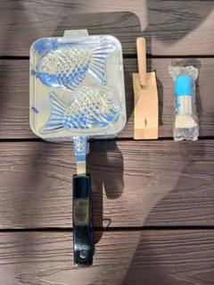 バウルーたい焼き器 送料無料 未使用【バウルー アルミ製たい焼き器】レトロ ホット