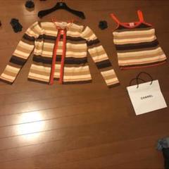 美品ローラアシュレイのコットンニットアンサンブル