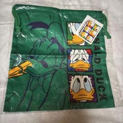 ディズニー　ドナルドダッグ　巾着バッグ　体操着袋