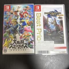Switch スマブラ　モンスターハンターライズのサムネイル