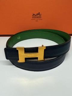 エルメス レザーベルト H型バックル ベルトバックル 《H》 & レザーベルト 32 mm | Hermès