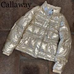 Callaway 2way ジップアップ ダウン ジャケット　エナメル