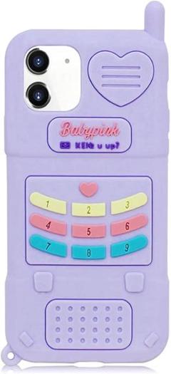 iPhone 12 Pro Max シリコンケース スマホカバー パープル