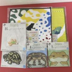 一番くじ 爬虫類&両生類 vol.2 F タオル H ラバー I バッグ