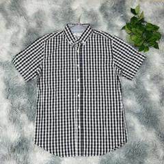 THE SHOP TK (M) コットン 半袖シャツ ギンガムチェック