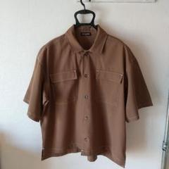 【値下げ！】RAG MACHINE ラグマシーン ブラウン半袖シャツLサイズのサムネイル
