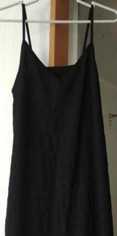 Rafnaf袖なし黒のワンピース Mサイズ
