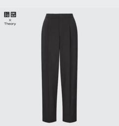 新品未使用　theory カジュアルパンツ　黒　テロテロ生地　Lサイズ相当 2025年最新】theory パンツ ブラックの人気アイテム - メルカリ