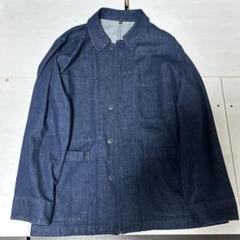 極美品!無印良品 カポック混デニムカバーオール(XL) - メルカリ