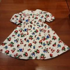 アナスイミニ　ワンピース　140センチ　1回のみ着用★超美品 アナスイミニ 140 Vivid Floral 花柄ティアードワンピース