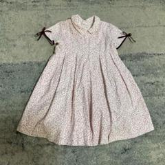 【タグ付き新品未使用】サンサカエプチ　リバティワンピース　4A ワンピース - San Sakae petit サンサカエプチ | ヨーロッパ