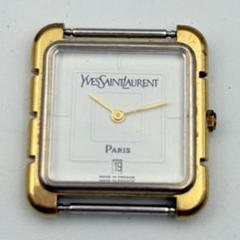 Yves Saint Laurent ダイヤ　腕時計 シルバー/ゴールド YvesSaintLauren(イブサンローラン) ゴールド×シルバー