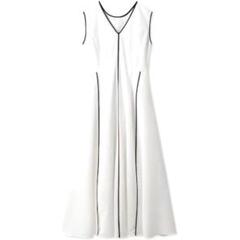 バイカラーパイピングタックワンピース 24SS 完売品】FRAY I.D バイカラーパイピングタックワンピース 0