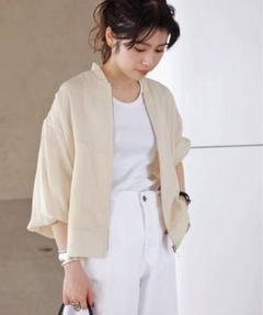 AP STUDIOスエードライクサテンブルゾン【新品】 AP STUDIO｜スエードライクサテンブルゾン | Rakuten Fashion