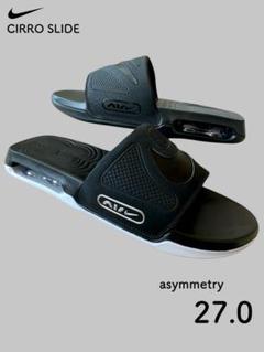 NIKE AIR MAX CIRRO SLIDE 右黒白×左黒 27.0 新品