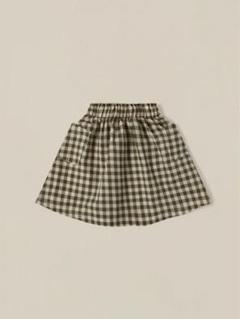 Olive Gingham Tutti Skirt 3-4y