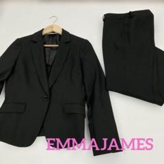 EMMAJAMES パンツスーツ　セットアップ　濃紺　13号　大きいサイズ EMMAJAMES パンツスーツ セットアップ 濃紺 13号 大きいサイズ