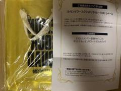 EXILEメンバー直筆サイン入り オリジナルレモンサワースクワッドバッグ