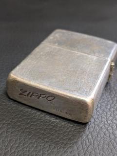 Zippo スターリングシルバー イタリックロゴ ジッポースターリングシルバーイタリック斜めロゴ