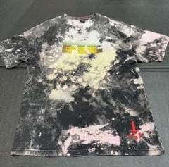 【極美品】CVTVLIST カタリスト　ブリーチ加工　刺繍Tシャツ カタリスト/CVTVLIST ロゴ 刺繍 バックプリント 半袖 Tシャツ