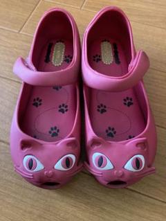 mini melissa ミニメリッサ　ラバーシューズ　16.5cm ねこ　ネコ