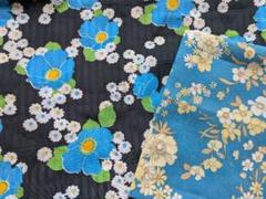 レトロ　布　花柄　フランス